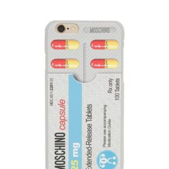 SS17 Pills CASE FOR iPhone 6 / 6S #JUSTSAYMOSCHINO - Picture 8 of 8
